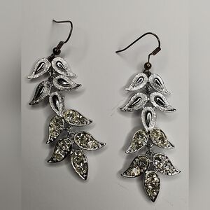 Sarah Coventry Night And Day Earrings Clip On Interchangeable Silver Toned